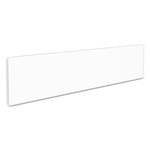 Deflecto Superior Image Cubicle Nameplate Sign Holder, 8 1/2 x 2 Insert, Clear