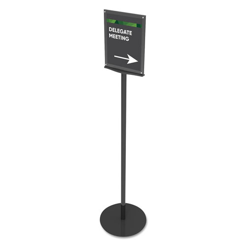 Deflecto Double-Sided Magnetic Sign Display, 8 1/2 x 11 Insert, 56