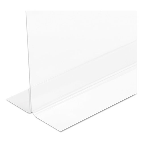 Deflecto Classic Image Double-Sided Sign Holder, 11 x 8 1/2 Insert, Clear
