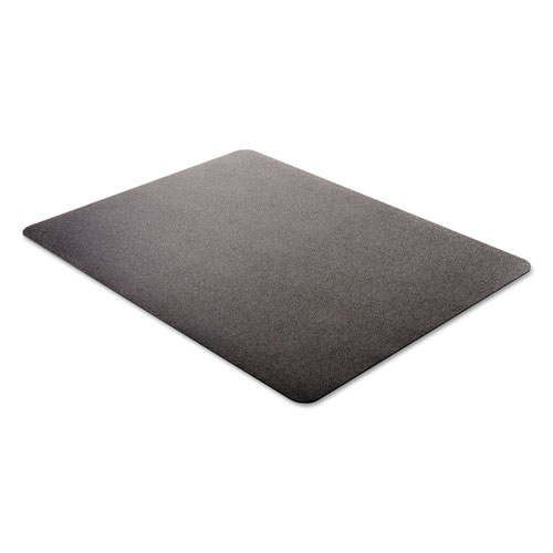 Deflecto EconoMat Occasional Use Chair Mat for Low Pile Carpet, 46 x 60, Rectangular, Black
