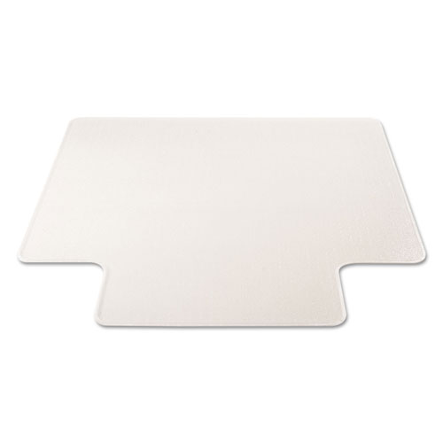 Deflecto RollaMat Frequent Use Chair Mat, Med Pile Carpet, Flat, 45 x 53, Wide Lipped, Clear