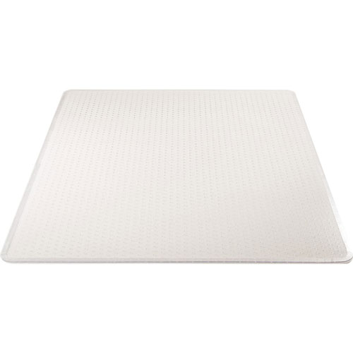Deflecto ExecuMat Vinyl Chair Mat for Highest Pile/Plush Padded Carpet, 60x60, No Lip