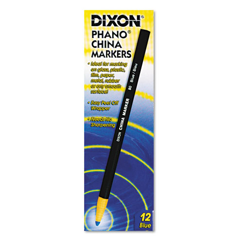 Dixon China Marker, Blue, Dozen