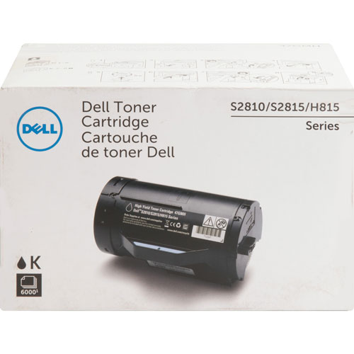 Dell Toner Cartridge for S2810, 6,000 Page High Yield, Black