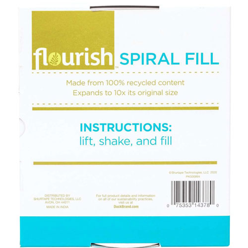 Henkel Consumer Adhesives Flourish Spiral Cushion Fill - Mess-free, Easy to Use - Brown