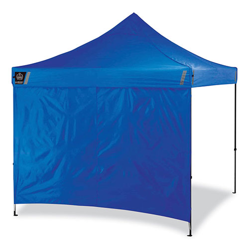 Ergodyne Shax 6051 Heavy-Duty Pop-Up Tent Kit, Single Skin, 10 ft x 10 ft, Polyester/Steel, Blue