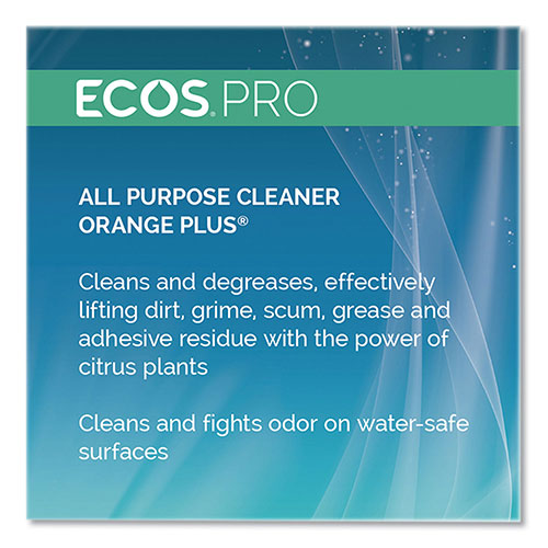 ECOS® PRO Orange Plus All Purpose Cleaner and Degreaser, Citrus Scent, 1 gal Bottle