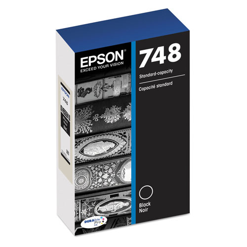 Epson T748120 (748) DURABrite Pro Ink, Black