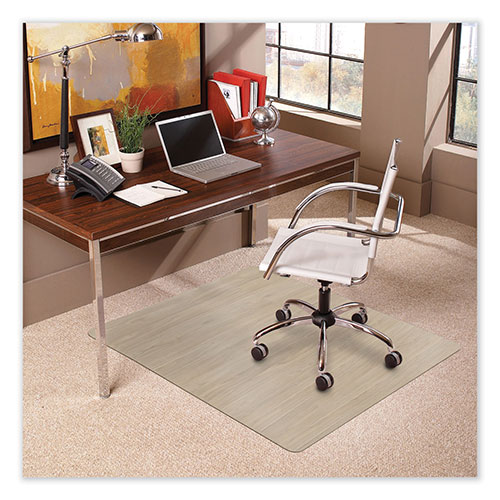 E.S. Robbins TrendSetter Chair Mat for Medium Pile Carpet, 36 x 48, Driftwood