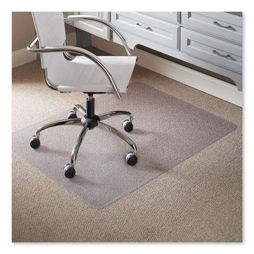 E.S. Robbins Task Series AnchorBar Chair Mat for Carpet up to 0.25", 46 x 60, Clear