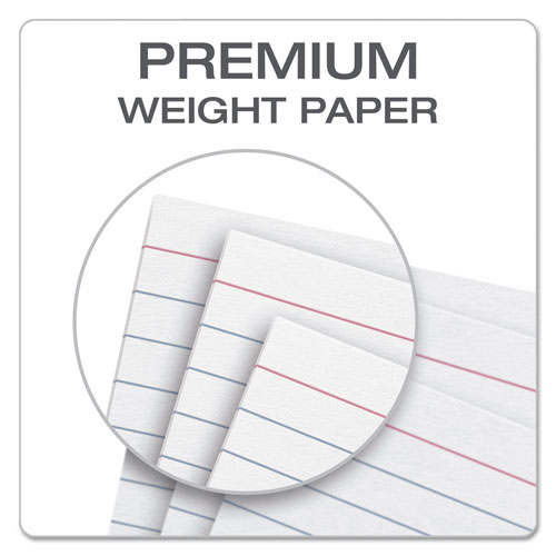 Oxford Ruled Index Cards, 3 x 5, White, 100/Pack