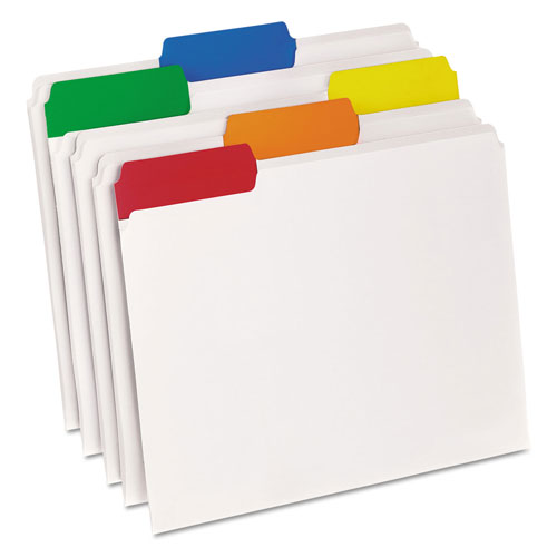 Pendaflex Poly File Folders, 1/3-Cut Tabs, Letter Size, Clear, 25/Box