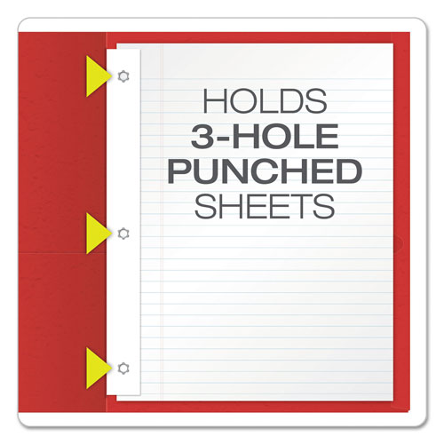 Oxford Twin-Pocket Folders with 3 Fasteners, Letter, 1/2