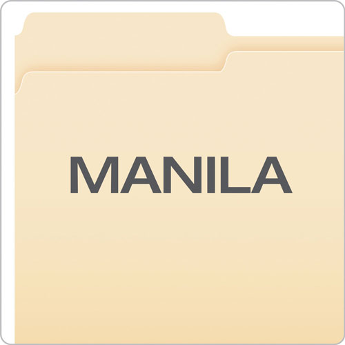 Pendaflex Manila File Folders, 1/3-Cut Tabs, Legal Size, 100/Box