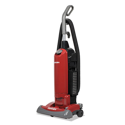 Electrolux FORCE QuietClean Upright Bagged Vacuum, Sealed HEPA, 23 lb, 4.5 qt, Red