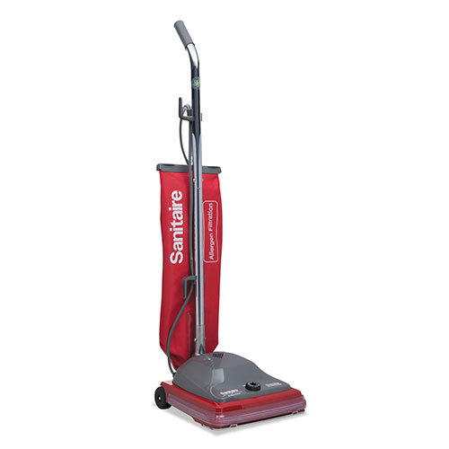 Electrolux TRADITION Upright Bagged Vacuum, 5 Amp, 19.8 lb, Red/Gray