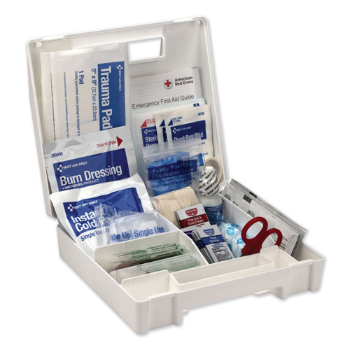 First Aid Only ANSI 2015 Compliant Class A Type I & II First Aid Kit for 25 People, 89 Pieces