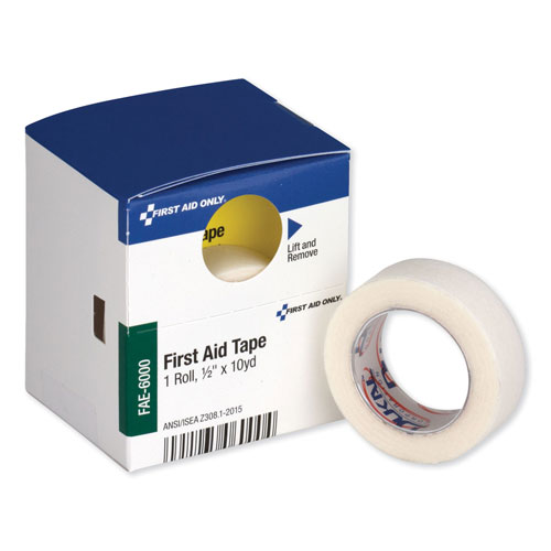 First Aid Only First Aid Tape, 0.5" x 10 yds, White