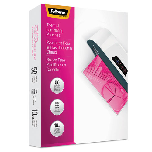 Fellowes Laminating Pouches, 10 mil, 9