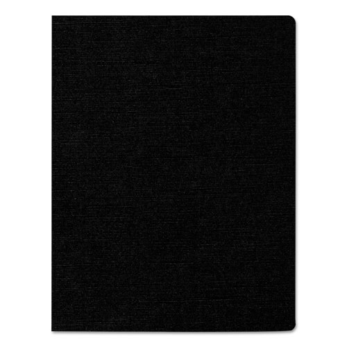 Fellowes Linen Texture Binding System Covers, 11-1/4 x 8-3/4, Black, 200/Pack