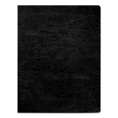 Fellowes Classic Grain Texture Binding System Covers, 11-1/4 x 8-3/4, Black, 200/Pack