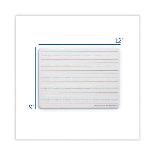 Flipside Magnetic Dry Erase Board, Ruled, 9