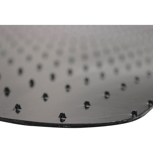 Floortex Chairmat, Low Pile, 48"Wx60"Lx3/5"H, Black