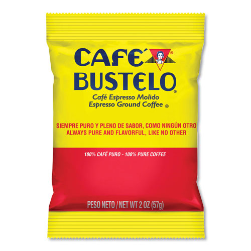 Cafe Bustelo Coffee, Espresso, 2oz Fraction Pack, 30/Carton