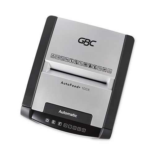 GBC® AutoFeed+ 100X Super Cross-Cut Home Office Shredder, 100 Auto/8 Manual Sheet Capacity