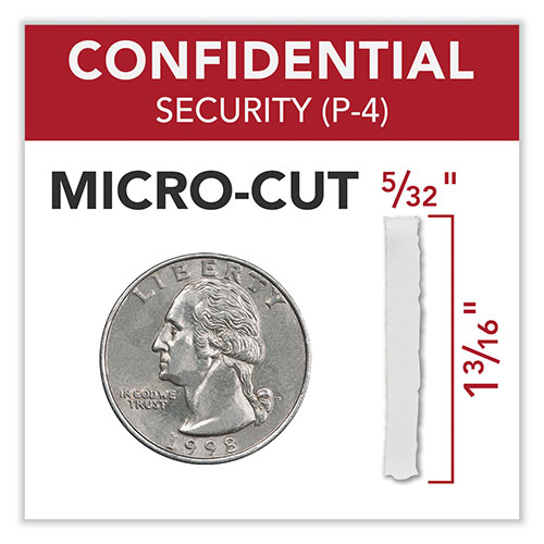 GBC® Momentum X26-32 Micro-Cut P-4 Anti-Jam Shredder, 26 Manual Sheet Capacity