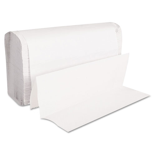 GEN Folded Paper Towels, Multifold, 9 x 9 9/20, White, 250 Towels/Pack, 16 Packs/CT