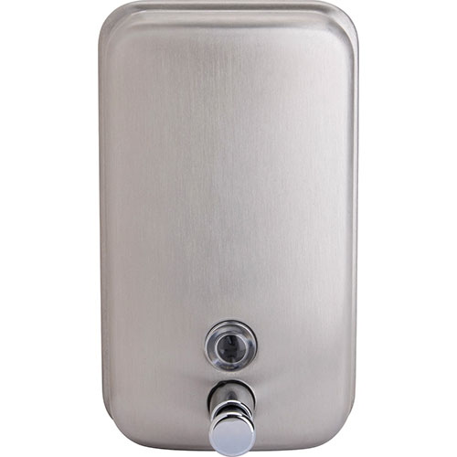Genuine Joe 02201 Stainless Steel Corrosion Resistant Soap Dispenser