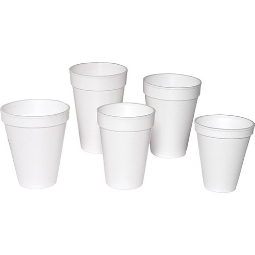 Genuine Joe Foam Cups, 12 oz., 1000/CT, White