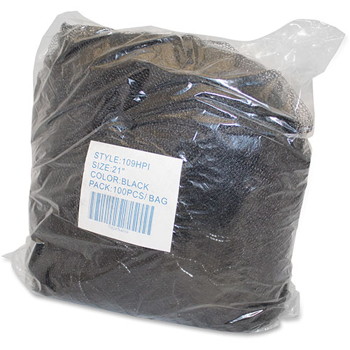 Genuine Joe Hair Net, Nylon, Non-Woven, Large, 100/PK