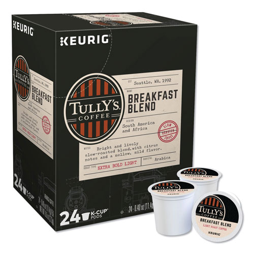 Tully's Coffee® Breakfast Blend Coffee K-Cups, 24/Box