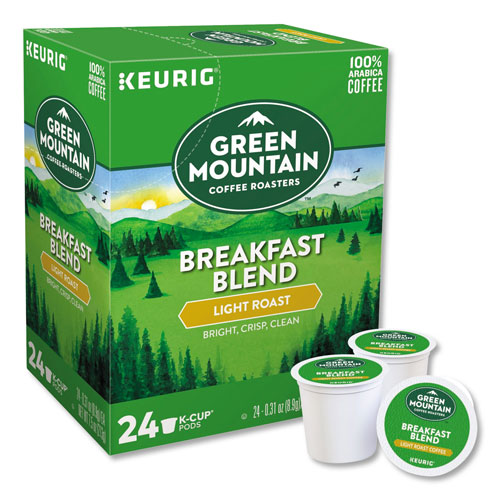 Green Mountain Breakfast Blend Coffee K-Cup Pods, 96/Carton