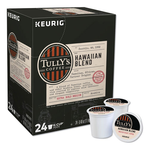 Tully's Coffee® Hawaiian Blend Coffee K-Cups, 96/Carton