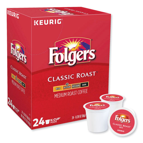 Folgers Gourmet Selections Classic Roast Coffee K-Cups, 96/Carton