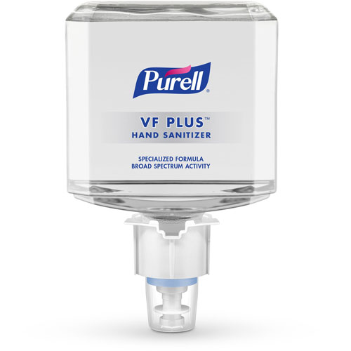 Purell VF PLUS Hand Sanitizer Gel Refill, 40.6 fl oz (1200 mL), Pump Dispenser, 2/Carton