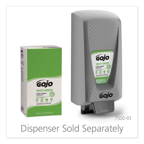 Gojo MULTI GREEN Hand Cleaner Refill, 5000mL, Citrus Scent, Green, 2/Carton