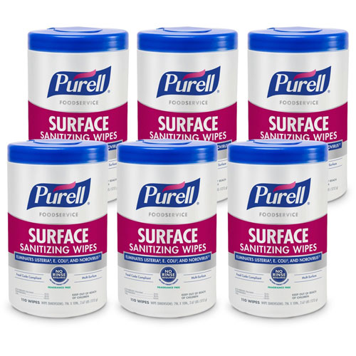 Purell Foodservice Surface Sanitizing Wipes - Ready-To-Use Wipe7