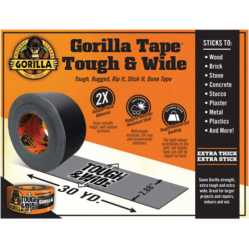 Gorilla Glue Duct Tape - 25 yd Length x 2.90