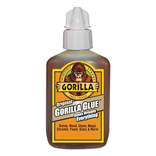 Gorilla Glue Original Formula Glue, 2 oz, Dries Light Brown