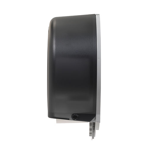 Compact® 4-Roll Rotary High Capacity Coreless Toilet Paper Dispenser, Key Lock, Smoke