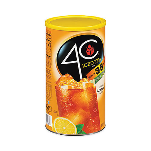 4C® Iced Tea Mix, Lemon, 5.59 lb Tub