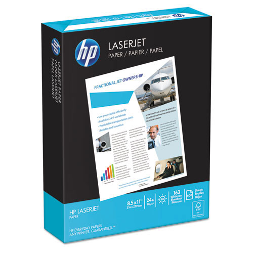 HP Premium24 Paper, 98 Bright, 24lb, 8-1/2 x 11, Ultra White, 500 Sheets/Ream