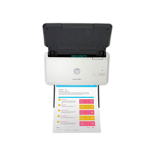 HP ScanJet Pro 2000 s2 Sheet-Feed Scanner, 600 dpi Optical Resolution, 50-Sheet Duplex Auto Document Feeder