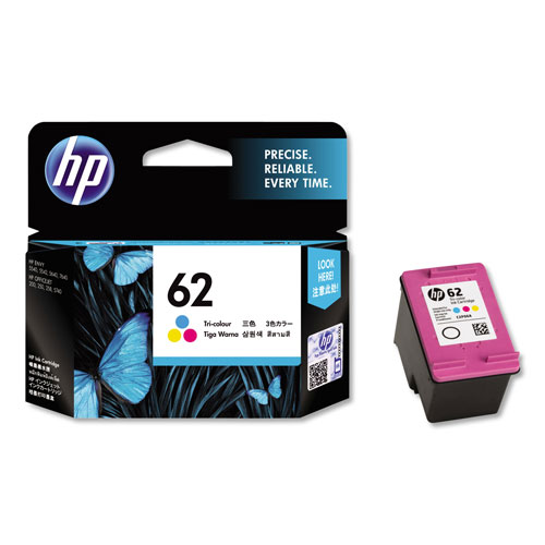 HP 62, (C2P06AN) Tri-color Original Ink Cartridge