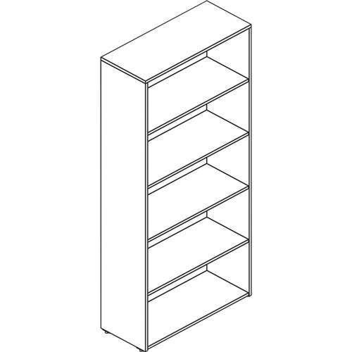 Hon Bookcase, 5-Shelf, Adjustable, 30