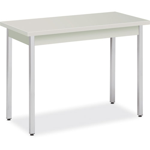 Hon Utility Table, Metal, 40" x 20" x 29", Loft Top/Chrome Legs